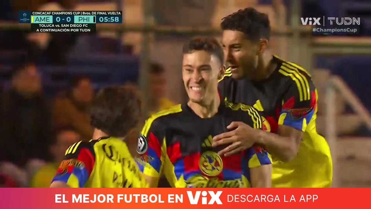 ¡Rodrigo Dourado mete martillazo demoledor para el 1-0 del América sobre Philadelphia!