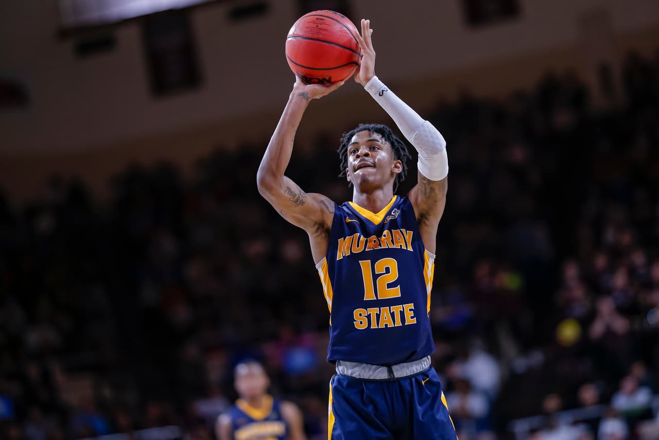 Ja Morant (Murray State / Base / 19 años / 1,90 metros): 24,6 puntos, 5,5 rebotes, 10 asistencias y 1,8 robos por partido.