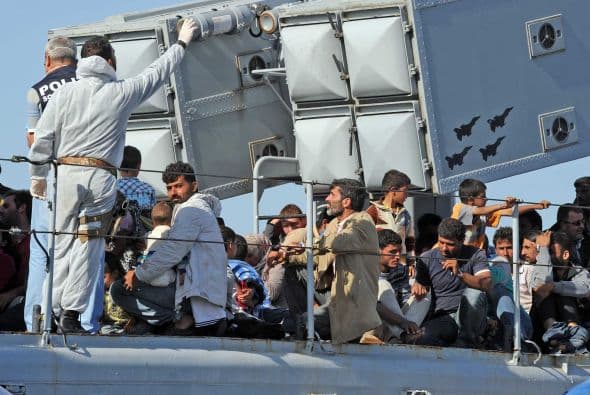 Desde entonces, las autoridades italianas han rescatado e identificado a 73.686 inmigrantes indocumentados procedentes del norte del Magreb y del África.