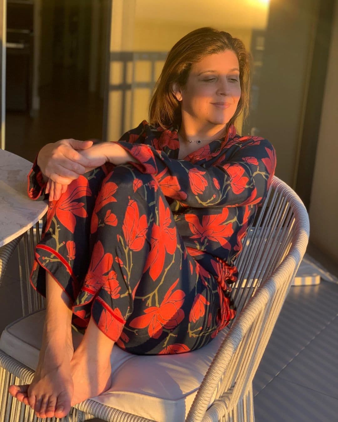 ¡Qué rico contemplar el atardecer sintiendo en el cuerpo los rayitos del Sol! Así lo disfrutó nuestra Marcela Sarmiento.