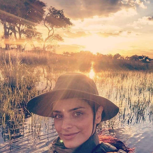 Aislinn no quiso una playa o resort de lujo para su luna de miel.