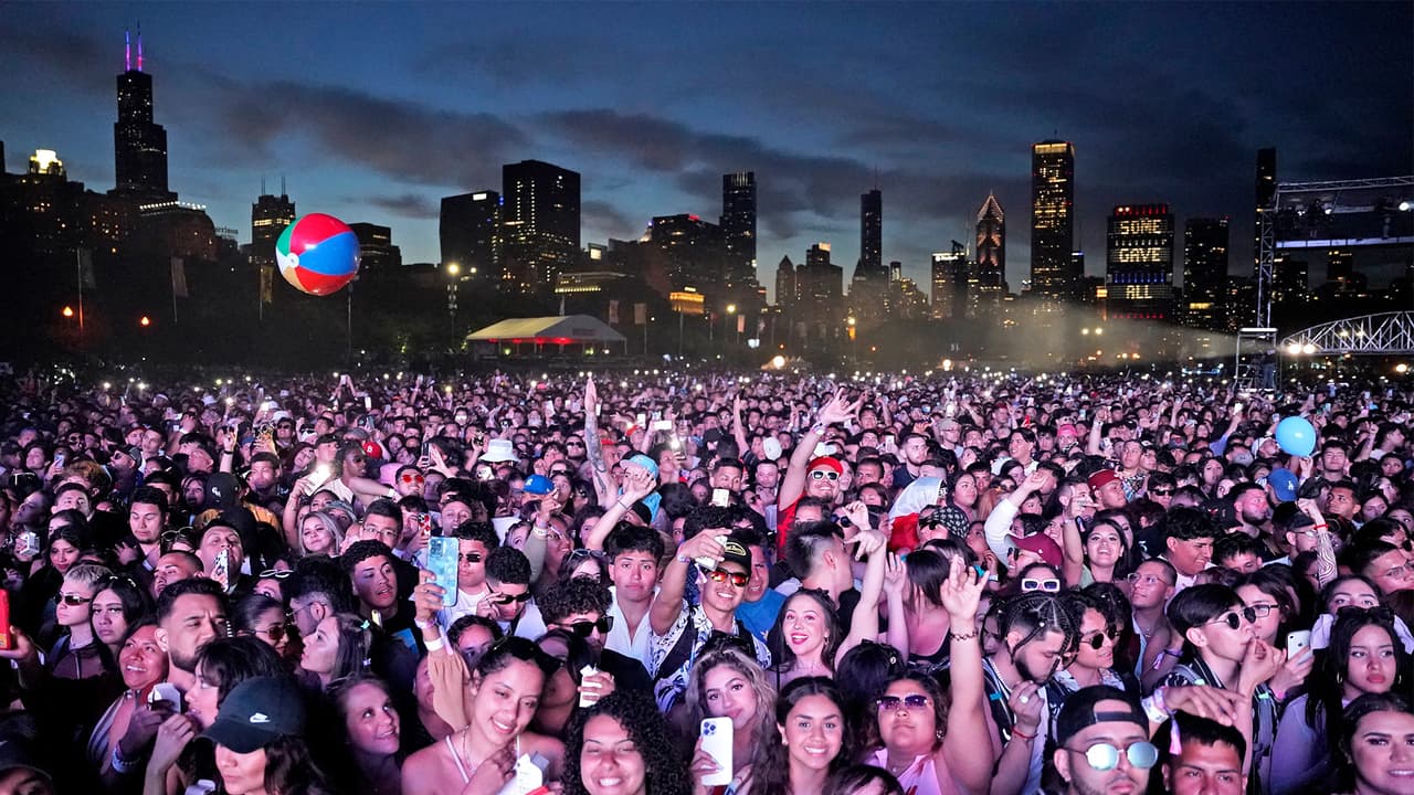 <b>Grant Park</b> fue el recnito para los dos días de celebración, desde las
<b> 12 hasta las 10 p.m</b>.