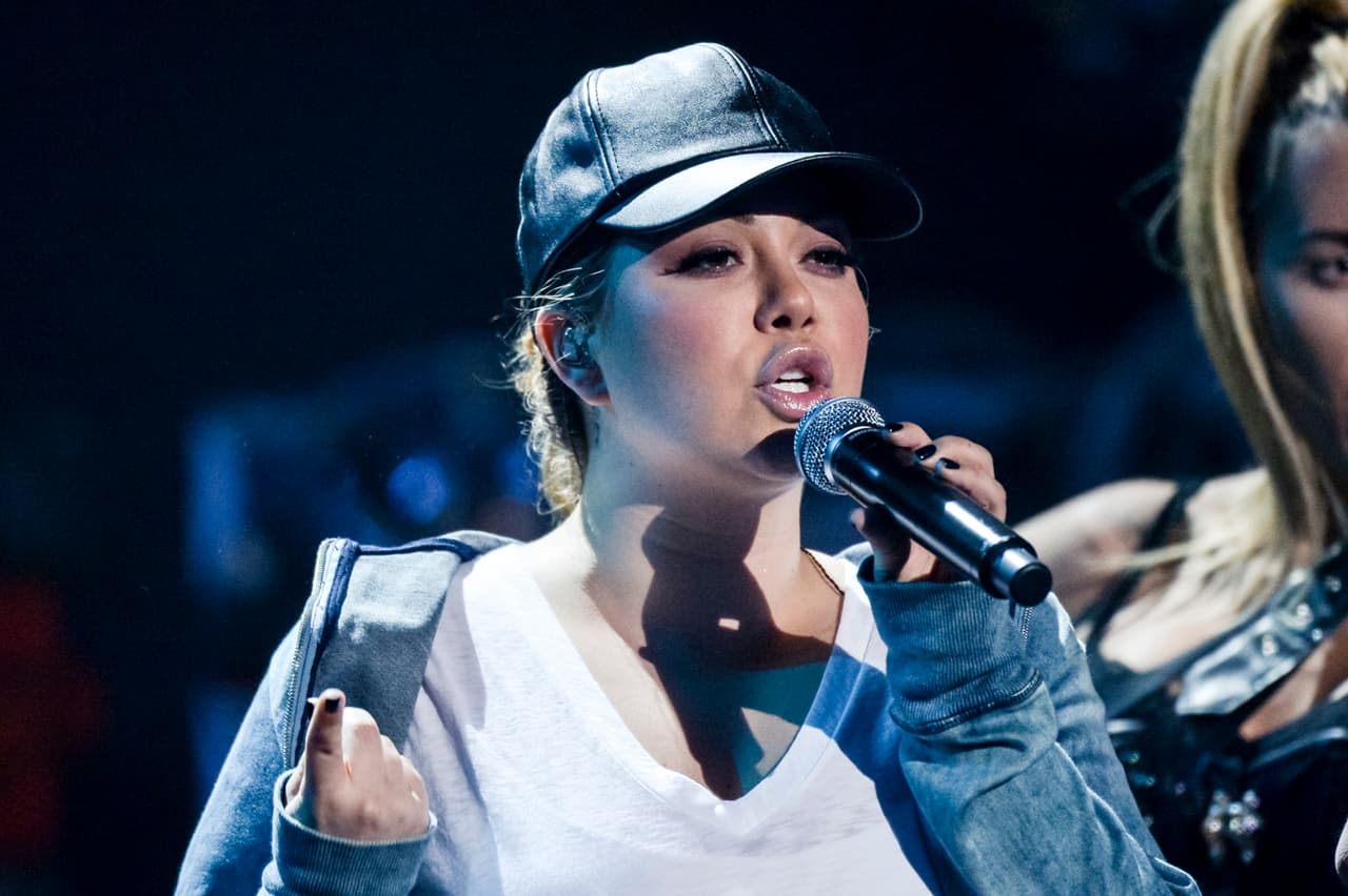 La joven cantante ensayó sin parar y dio lo mejor de sí misma para que cada detalle saliera a la perfección.