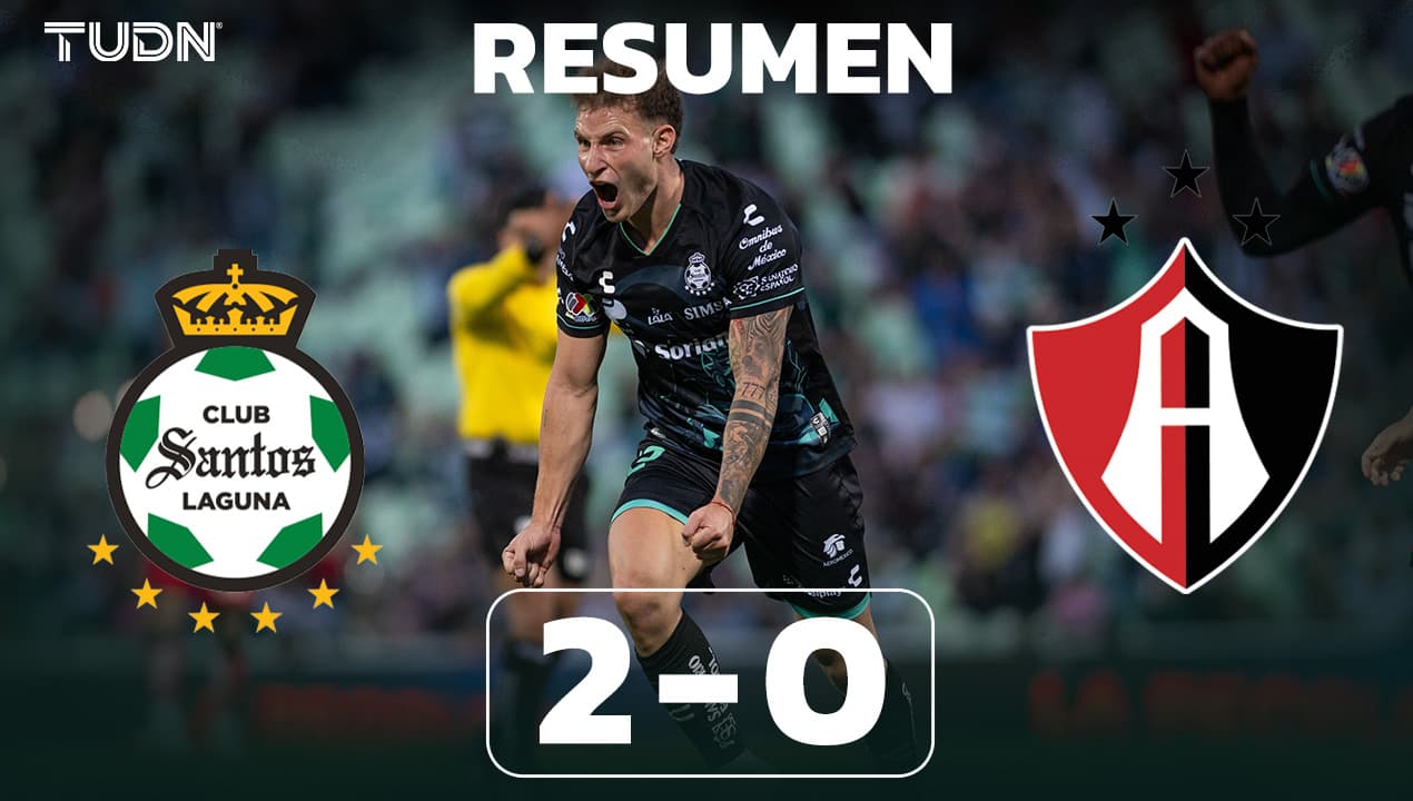 Resumen | Santos consigue su primer victoria al derrotar al Atlas