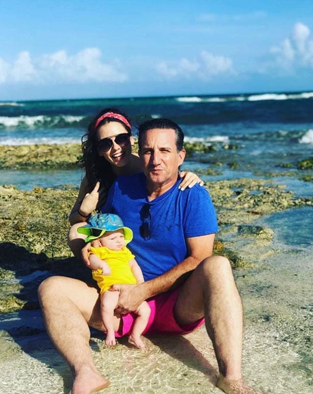 Plutarco Haza arrancó el año con el 
<a href="https://www.univision.com/famosos/el-hijo-de-ludwika-paleta-ya-tiene-otro-hermanito-plutarco-haza-anuncio-el-nacimiento-de-su-bebe-fotos" target="_blank">nacimiento de su hijo Leonardo</a>.