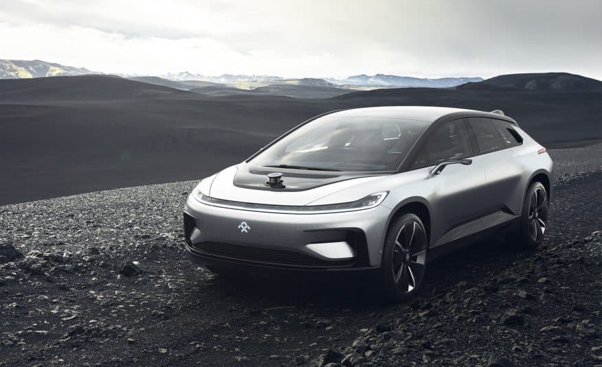 Faraday Future presentó su nuevo FF 91 en el CES de Las Vegas