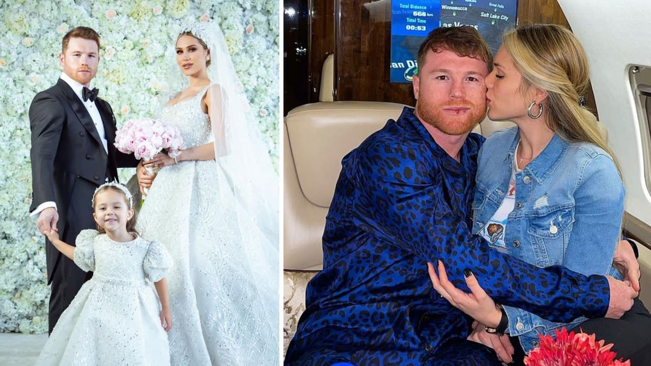 ‘El Canelo’ y su esposa celebran primer aniversario de bodas con viaje lleno de lujo por islas griegas