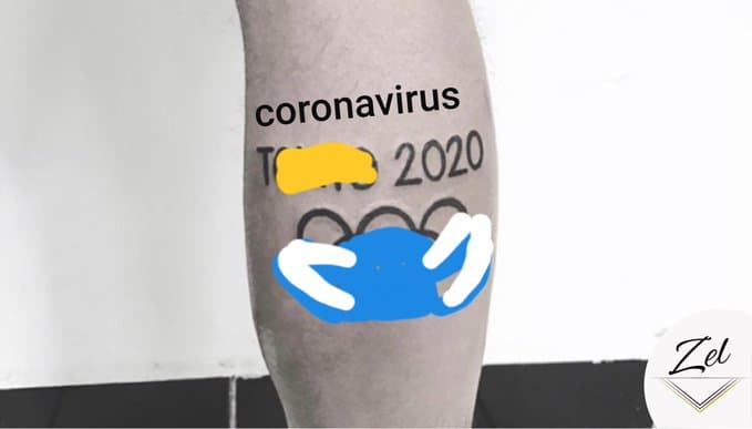 María Zel subió la imagen de un tatuaje alusivo a los Juegos Olímpicos de Tokyo 2020 y las redes sociales nos divertieron un poco.
