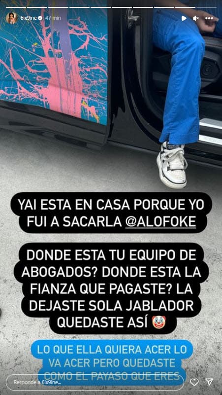 Yailin regresa con Tekashi.