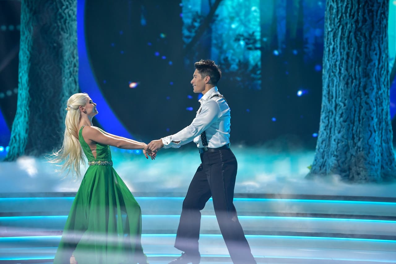 Durante cinco galas, el cantante bailó sólo seis coreografías.