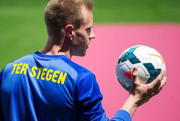 Ter Stegen fue presentado con el Barcelona