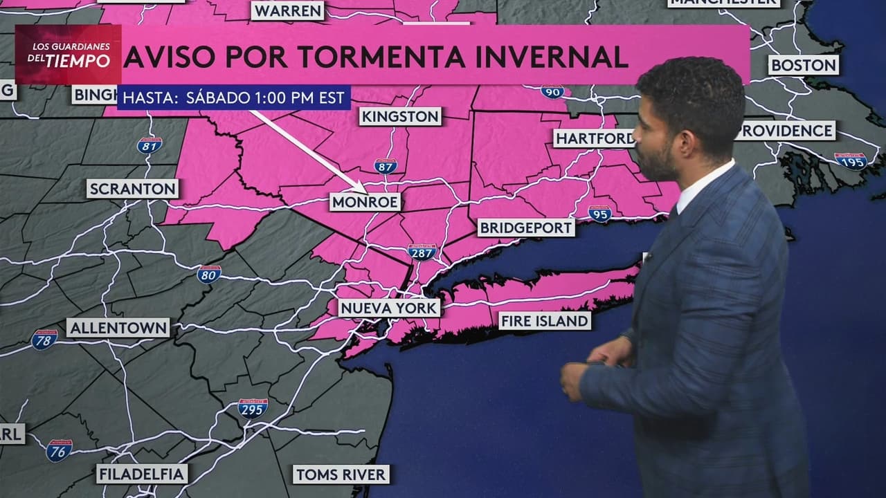 Meteorólogo pronostica cómo será el impacto de la tormenta invernal este fin de semana en Nueva York