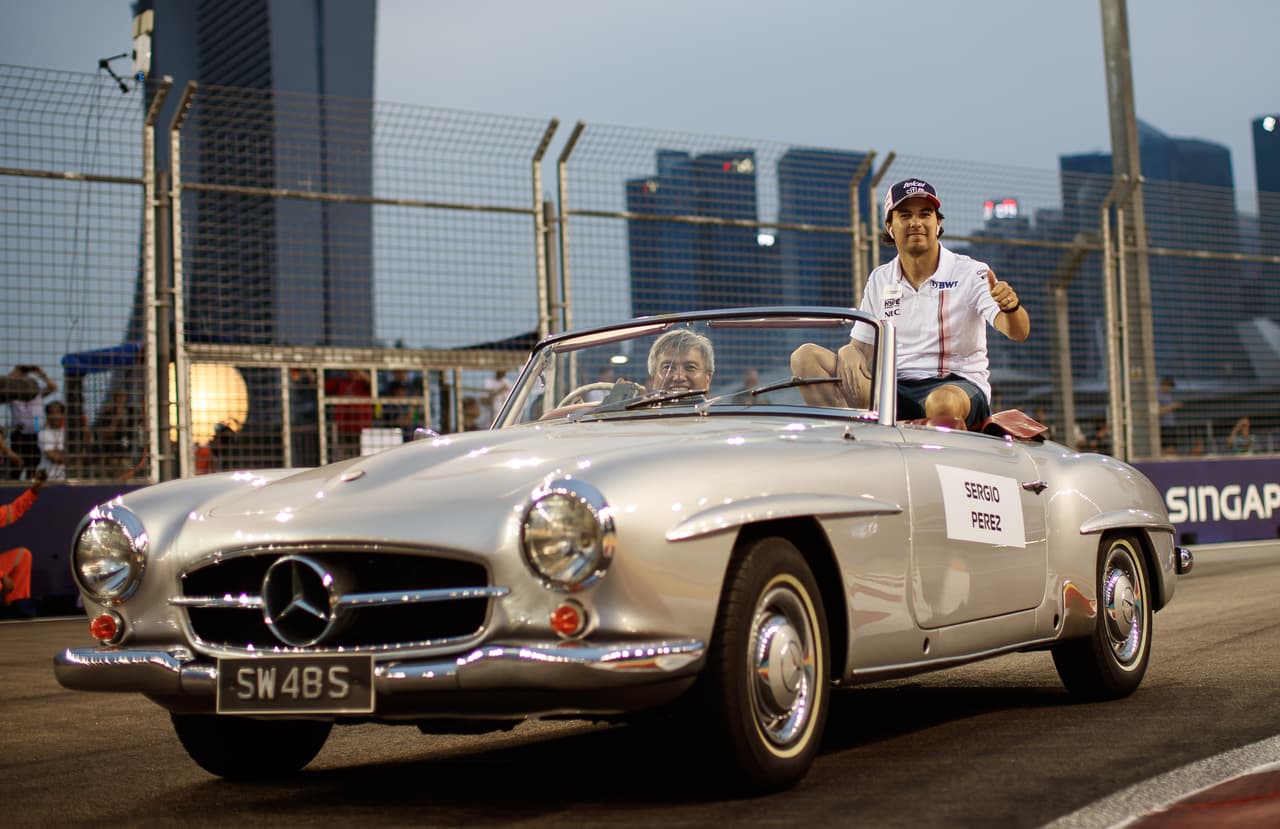 Pérez llegó con mucha confianza de lo que podía ser su trabajo en el circuito callejero de Marina Bay.