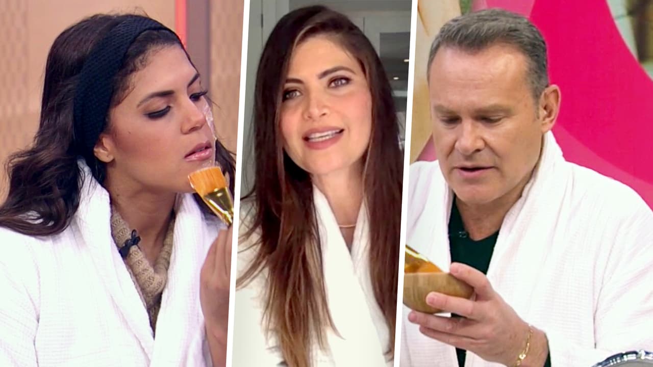 Chiqui Delgado comparte sus mascarillas rejuvenecedoras y Francisca y Alan fueron los primeros en probarlas