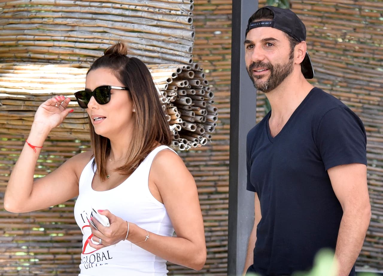 Las cámaras captaron a Eva y Pepe paseando por el hotel en el que se hospedaron.