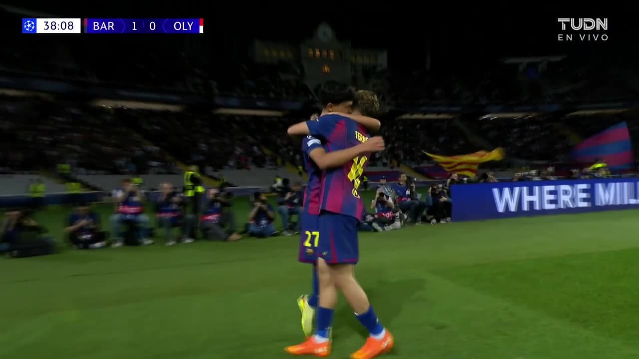 Doblete de Fermín y asistencia de Dro ¡de sólo 17 años!