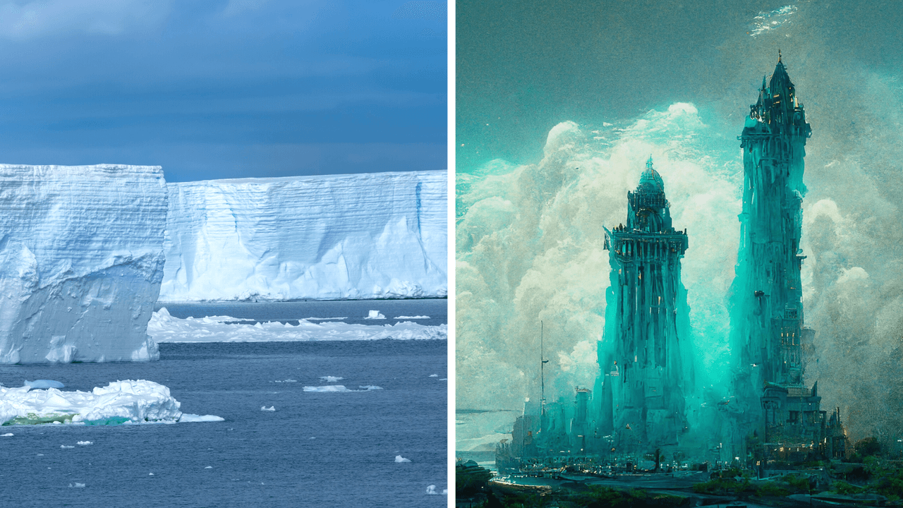 De acuerdo al planteamiento detrás del hielo podría estar un mundo nuevo