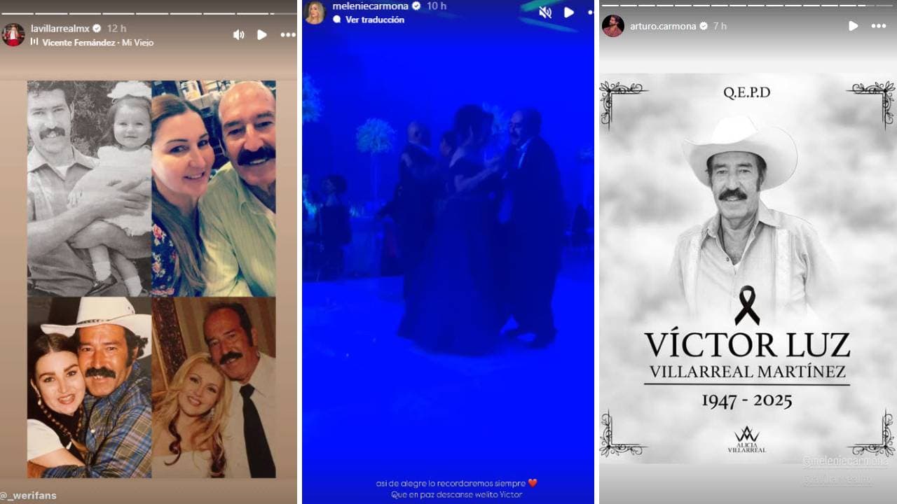 Muere el padre de Alicia Villarreal.