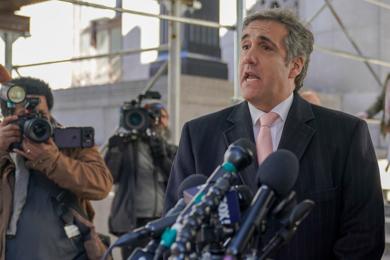 Michael Cohen se muestra "absolutamente" dispuesto a testificar contra Trump en el caso del pago a Stormy Daniels