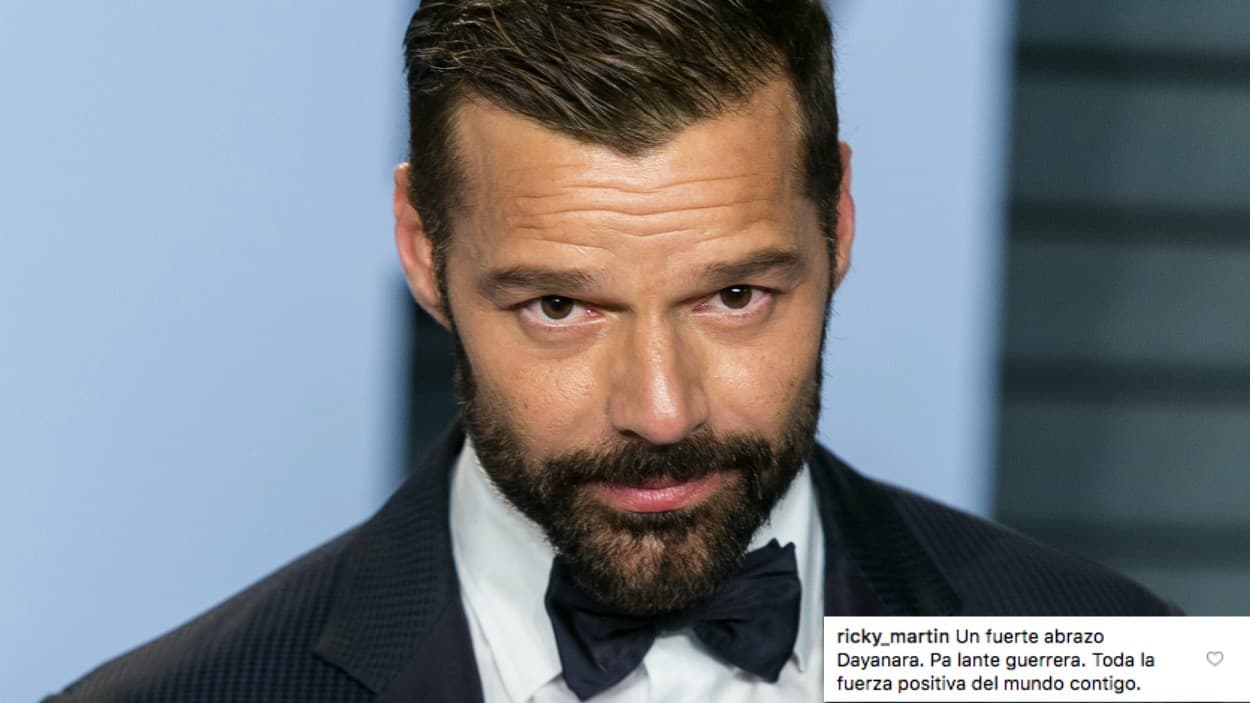 Tan pronto publicó su mensaje, miles de personas, desde distintas partes del mundo, comenzaron a dejarle mensajes de ánimo y promesas de oración. Uno de ellos fue 
<b><a href="https://www.univision.com/entretenimiento/con-una-tierna-foto-ricky-martin-anuncia-que-se-convirtio-en-padre-de-una-nina-con-su-esposo-jwan-yosef">el cantante y actor puertorriqueño Ricky Martin</a></b>, quien le envió un fuerte abrazo y toda la fuerza positiva del mundo.