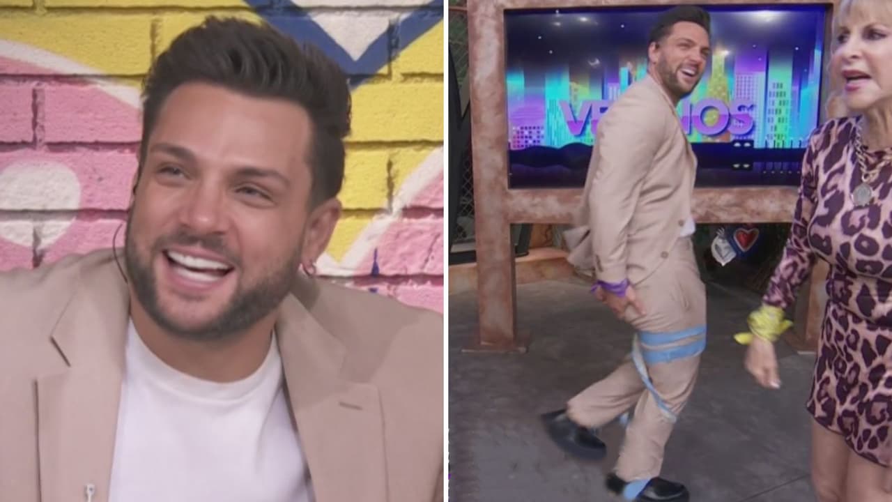 Nicola sufre accidente y se le rompe el pantalón en pleno programa en vivo: "Me lo van a cobrar"