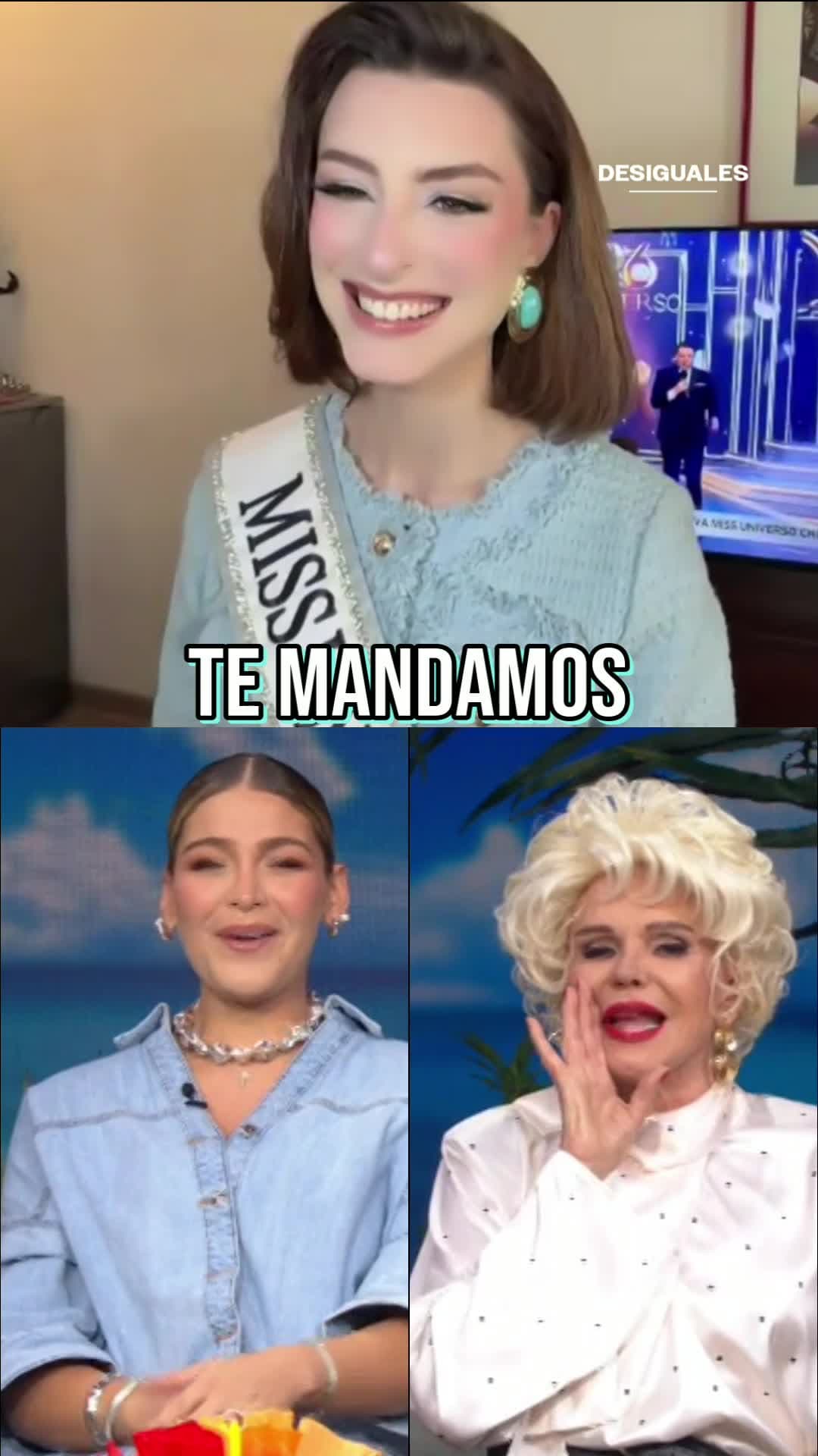 ¿IA o realidad? Migbelis impactada por la belleza natural de Miss Chile