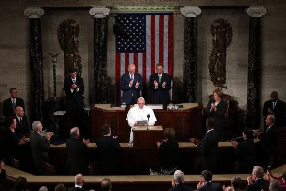 Francisco arrebató aplausos con su discurso.