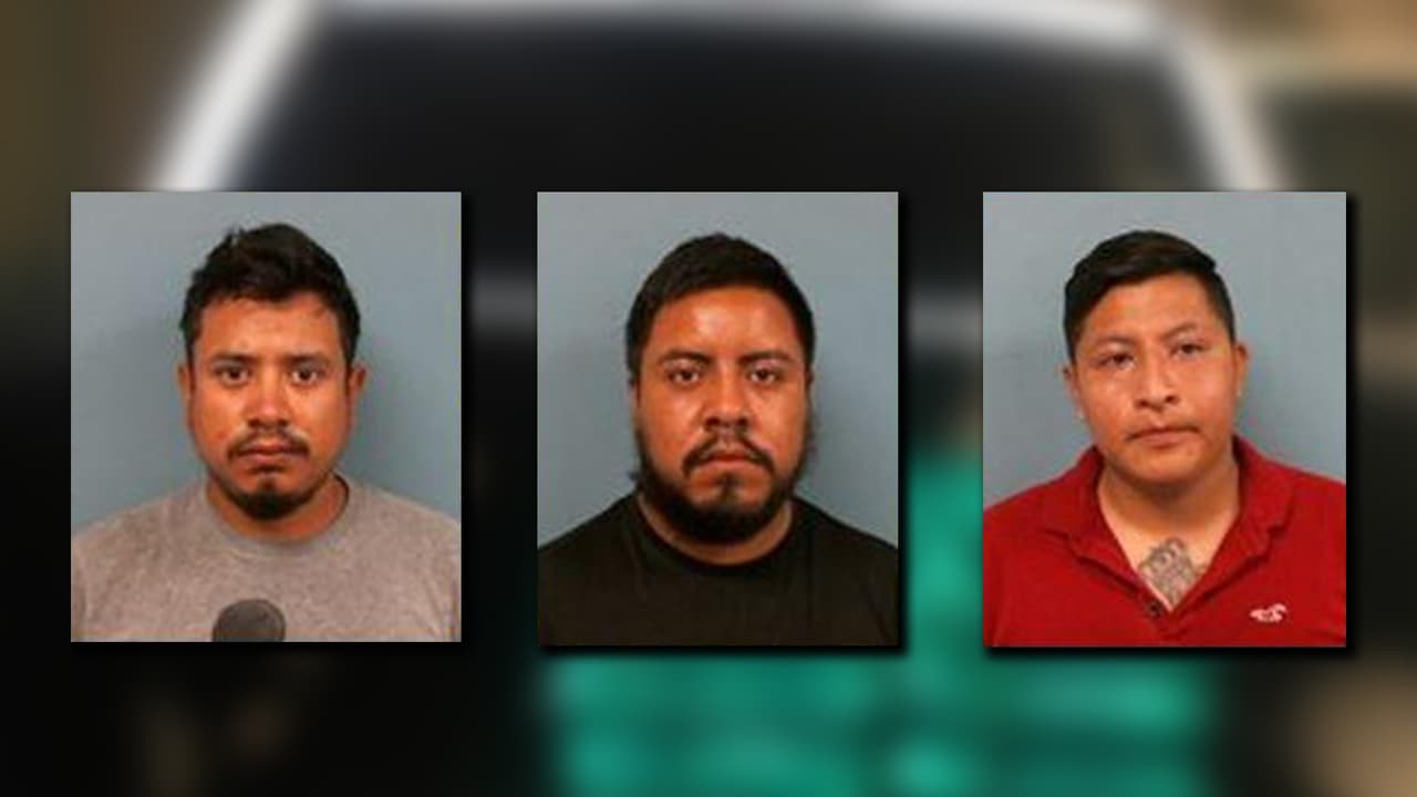 (De izquierda a derecha) José Zarate, Ramiro Rojas Jarquin, Roberto Pacheco Díaz