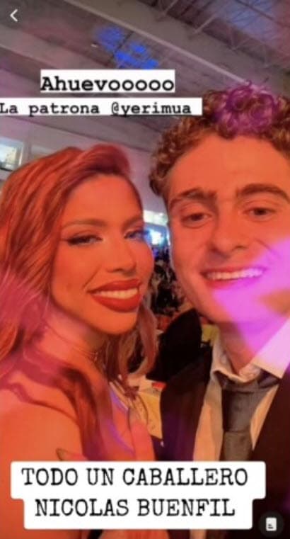 Yeri Mua y Nicolás Buenfil.
