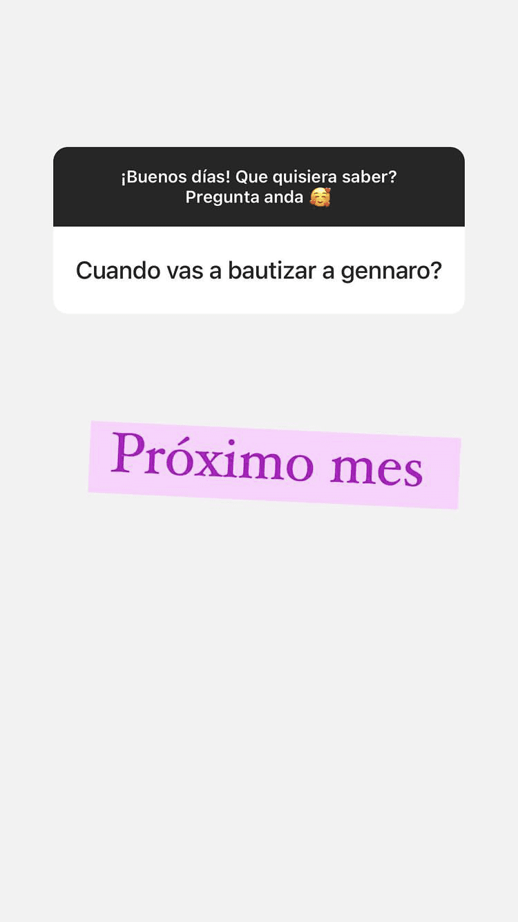 Luego de que cumpla su primer añito, Francisca piensa en bautizar al pequeño Zampogna, algo muy importante para la familia.