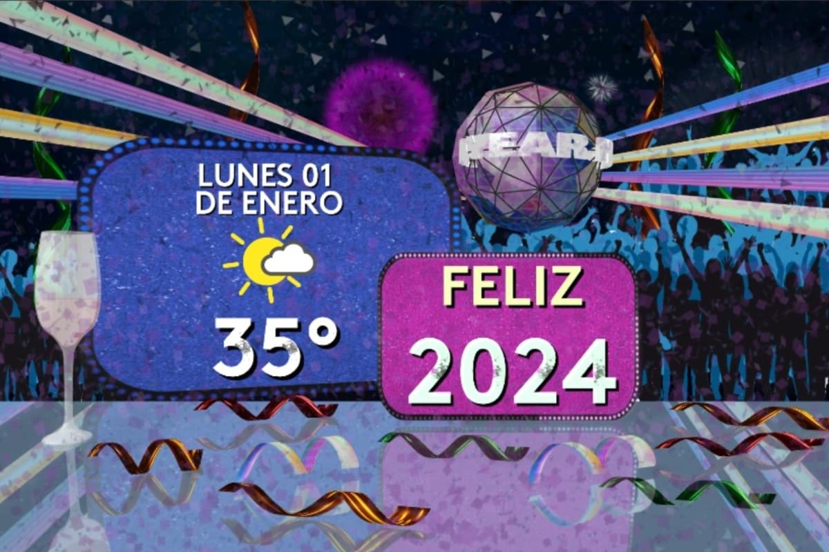 El pronóstico para iniciar el 1 de enero del 2024 contempla la posibilidad de un 24% de precipitaciones. Así que el 2024 entrará en Chicago muy frío con una temperatura de 35F.