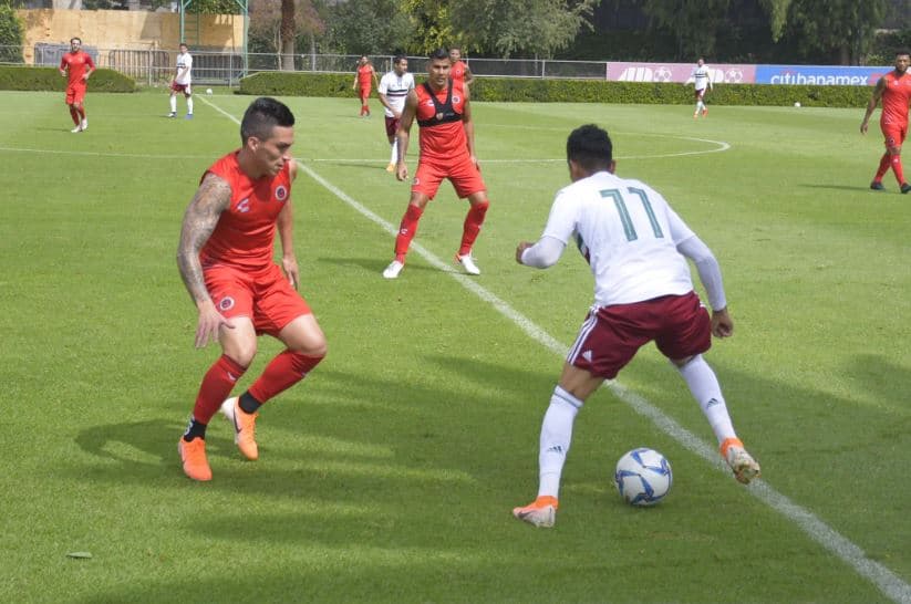 Tri Sub 22 derrota a Tiburones Rojos en pretemporada