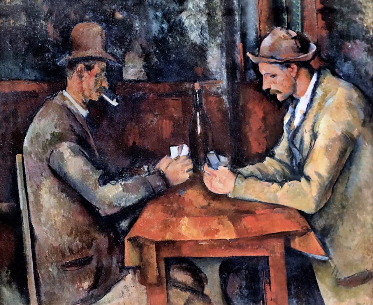 <b>'Los jugadores de cartas', de Paul Cézanne</b>. Este óleo sobre lienzo realizado entre 1890 y 1894 fue adquirido por la familia real de Qatar por 250 millones de dólares en 2011.