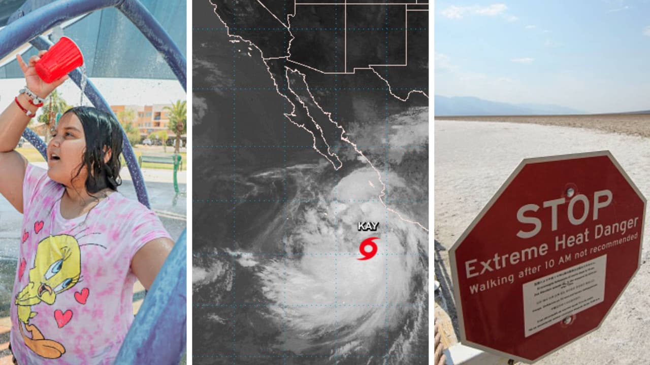 Récord de temperaturas, más días con calor extremo y hasta el impacto de un huracán en el sur de California