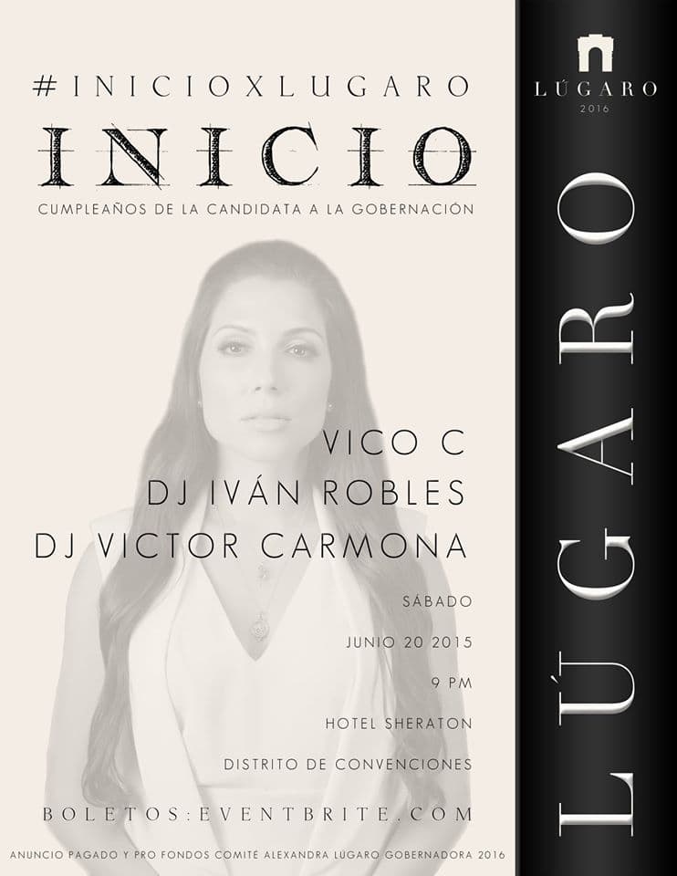 Alexandra Lúgaro realiza actividad de recaudación de fondos