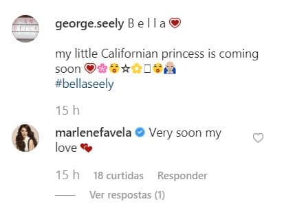 Ante la publicación hecha por su esposo George, la actriz mexicana respondió: "Muy pronto, mi amor". 
<br>