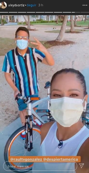 La exreina de Nuestra Belleza Latina y el conductor venezolano han sido muy disciplinados para ponerse en forma después de la cuarentena y qué mejor que hacerlo rodeados de la naturaleza.