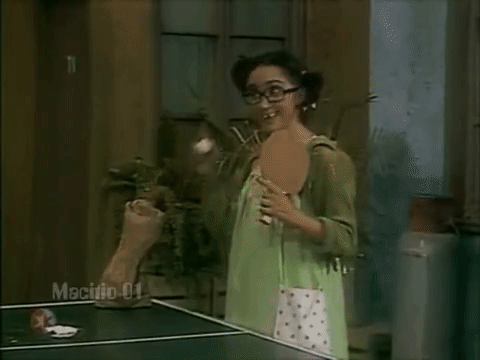 Medalla de oro al mejor tenista de mesa: el Chavo del 8