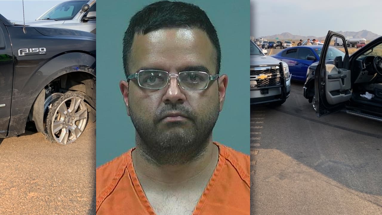 <a href="https://www.univision.com/noticias/inmigracion/detienen-a-un-dreamer-acusado-de-manejar-borracho-y-ahora-enfrenta-la-deportacion">Carlos Martínez Baldenegro</a>, de 38 años, fue detenido el jueves por agentes del 
<a href="https://www.azdps.gov/news/ims/53" target="_blank"><b>Departamento de Seguridad Pública</b></a> tras una persecución a alta velocidad. “Cuando el policía activó las luces de emergencia de su vehículo de patrulla para una parada del tráfico, el conductor de una camioneta Ford F-150 negra se acercó al policía por detrás a gran velocidad”, señala el reporte.
<br>