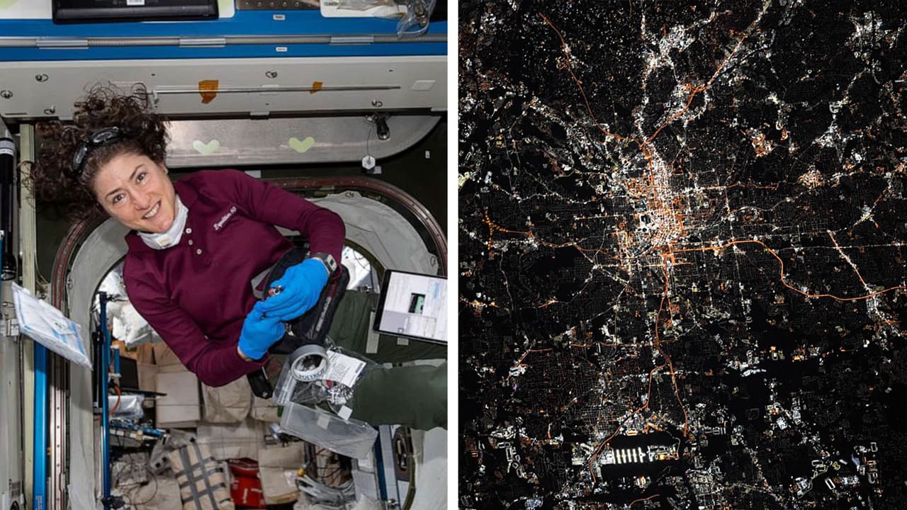 Una astronauta estadounidense compartió esta semana una foto fuera de este mundo, literalmente, sobre cómo se ve una de las ciudades más grandes del país.
