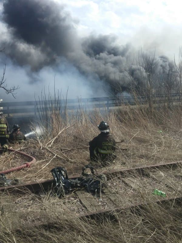 Varias calles a la redonda fueron cerradas.