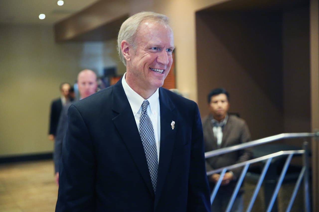Bruce Rauner ofrecerá hoy su primer mensaje sobre el estado de Illinois