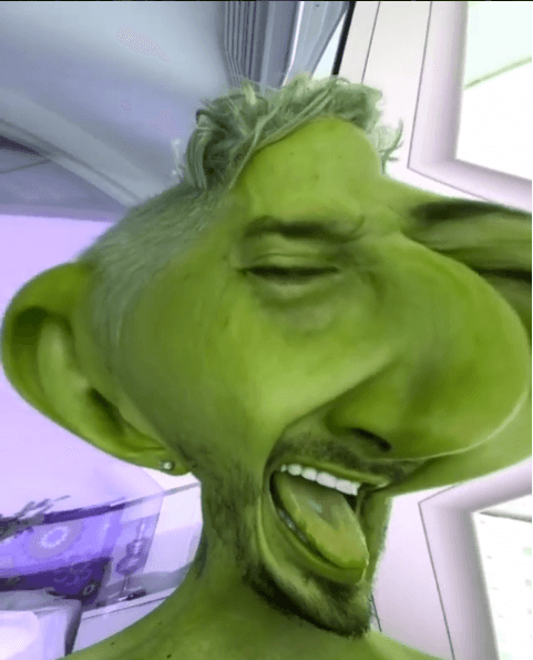 ... Qué tal acá, con un perfil bastante crecidito.