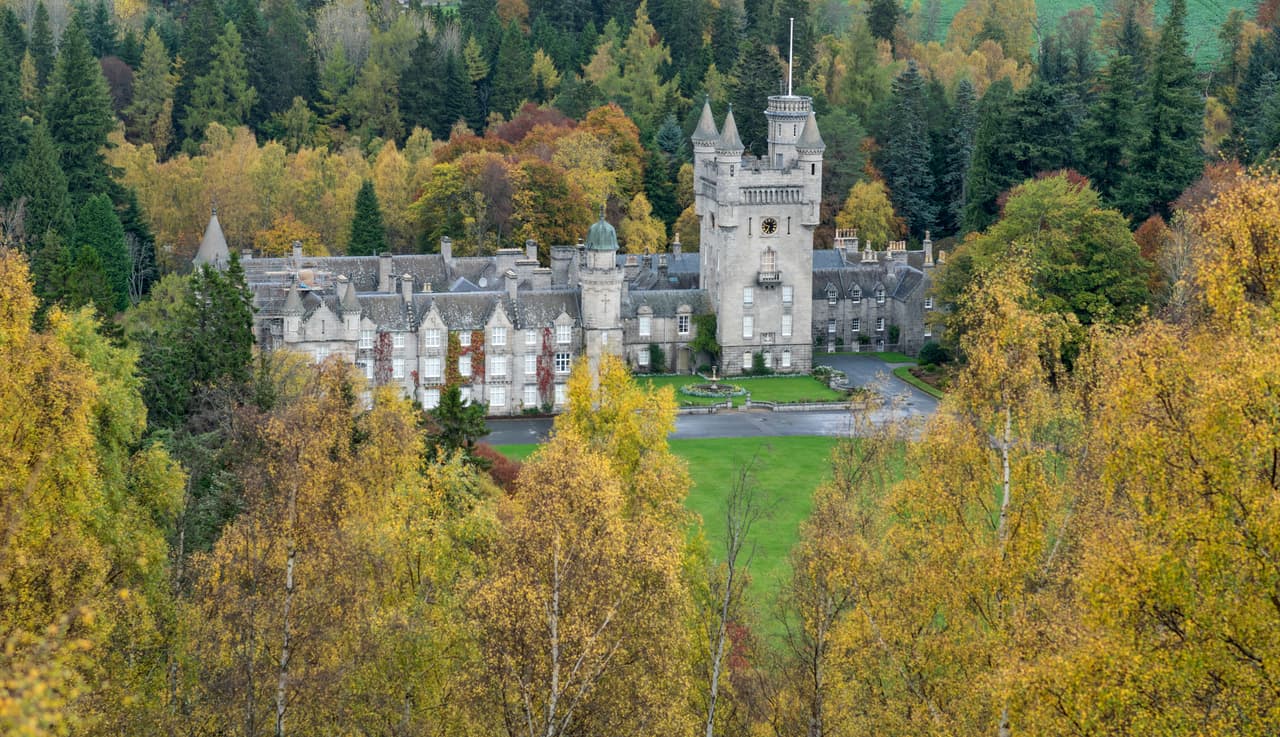Castillo Balmoral de la reina Isabel