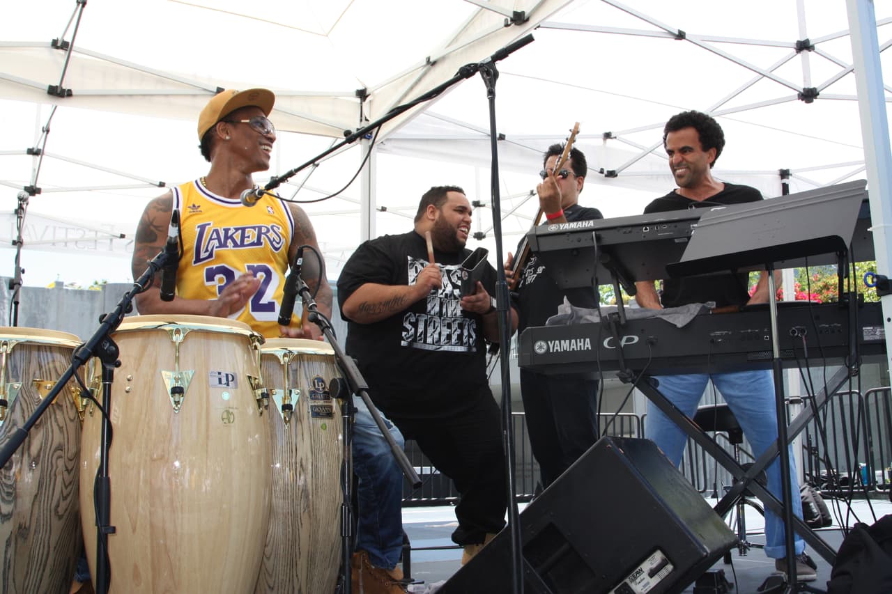 Pedrito Martínez Group in San Franisco, May 2016.