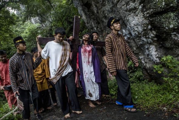 Los católicos en Indonesia representan aproximadamente el 3% de la población del país.