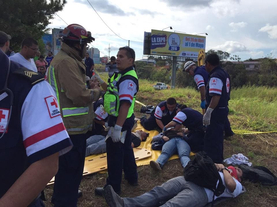 Hasta el momento, se registran 106 personas heridas.