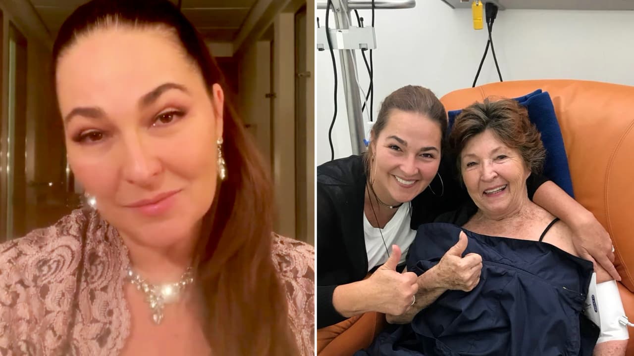 Eugenia Cauduro rompe el silencio y reaparece triste tras muerte de su madre