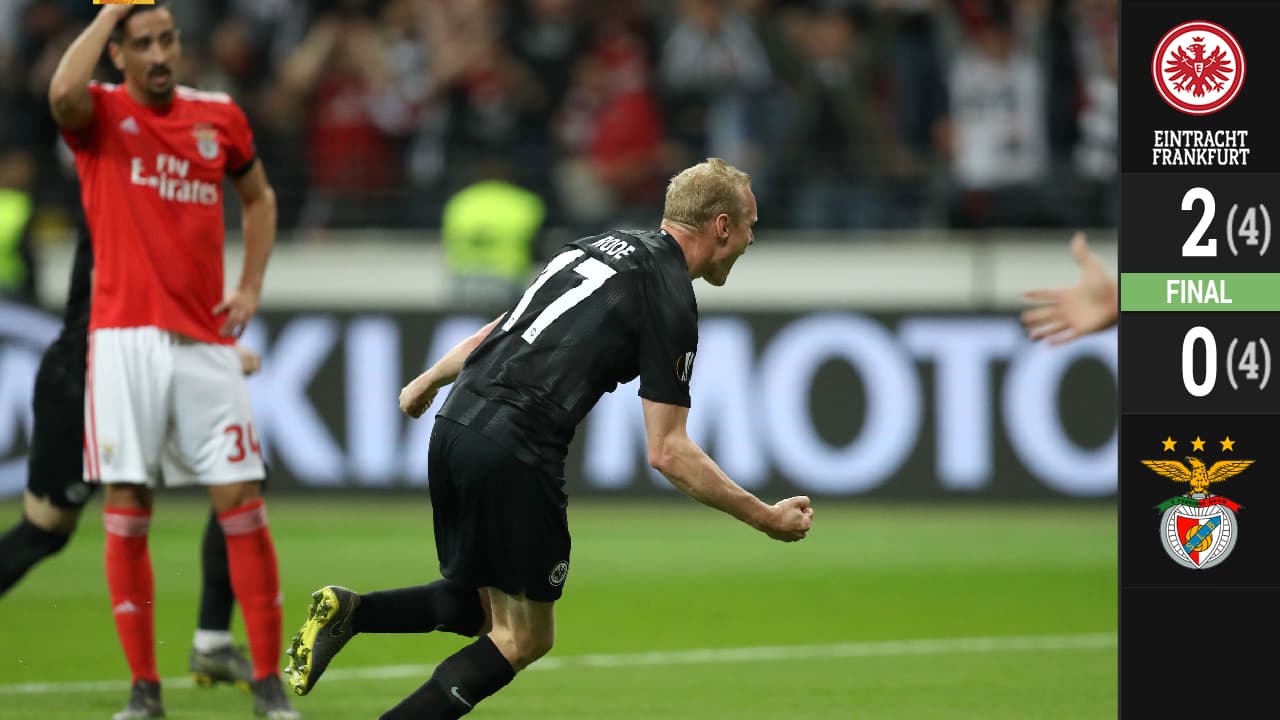 ¡Chelsea en la mira! Frankfurt vino de atrás para eliminar al Benfica y colocarse en Semifinales