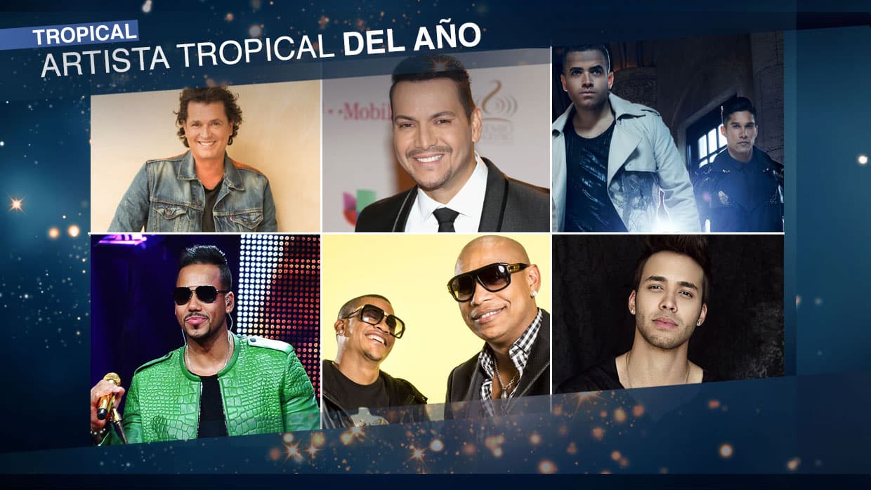 Estos son los artistas nominados en la categoría tropical, conócelos y dales tu voto para ganar en la 29a Entrega Anual de Premio Lo Nuestro.